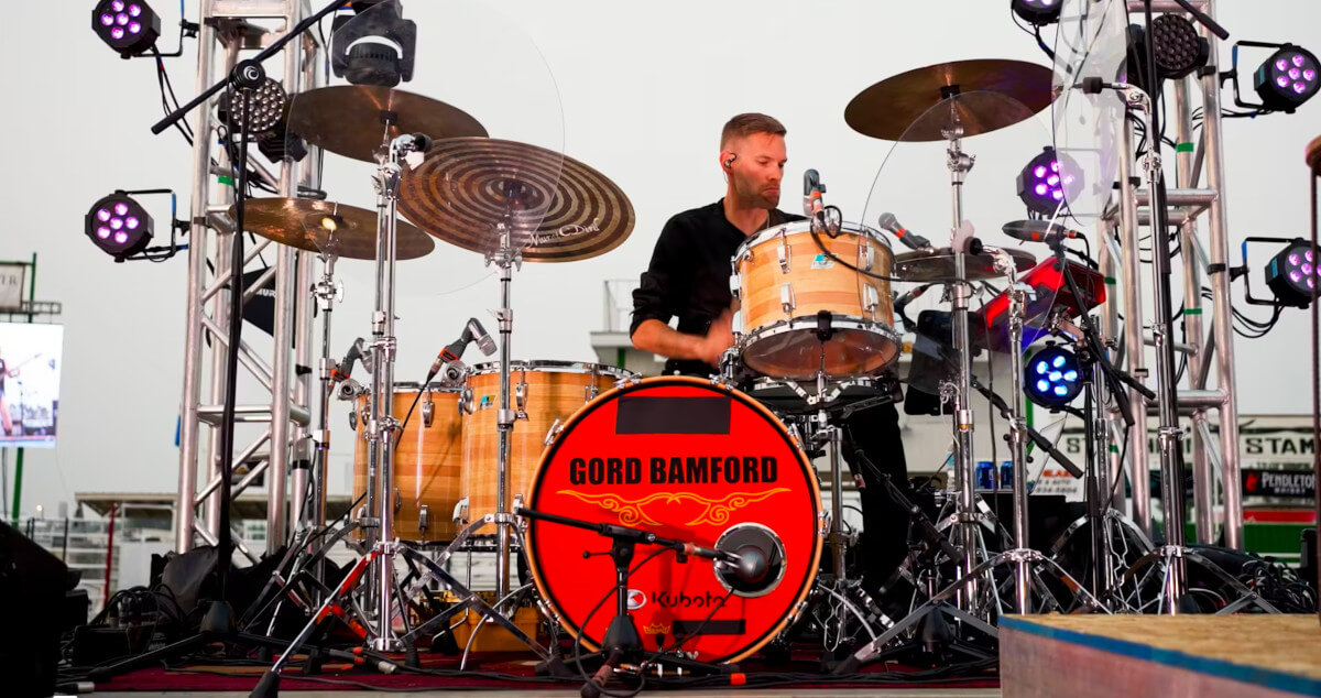 Strathmore Stampede with Gord Bamford drummer